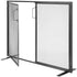 Fireplace Screen with Door Iron Mesh Spark Guard 990x780mm Fire Fence
