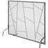 906mm Fireplace Screen Iron Mesh Spark Guard Freestanding Fire Fence