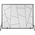 Fireplace Screen Single Panel, Sturdy Iron Mesh Fireplace Screen, 906(L) x720(H)MM Spark Guard Cover, Simple Installation, Free Standing Fire Fence Grate for Living Room Home Decor Modern