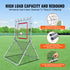 Baseball And Softball Rebounder Net, 3.5 x 6 ft PitchBack Baseball Pitching Nest, Softball Pitchback Net, Fielding Trainer, Bounce Back Net for Fielding/Throwing Practice, 5 Adjustable Angles