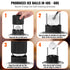 Ice Ball Press 60mm Aluminum Ice Sphere Maker Kit with Tong Drip Tray Black