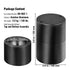 Ice Ball Press 60mm Aluminum Ice Sphere Maker Kit with Tong Drip Tray Black