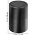 Ice Ball Press 60mm Aluminum Ice Sphere Maker Kit with Tong Drip Tray Black