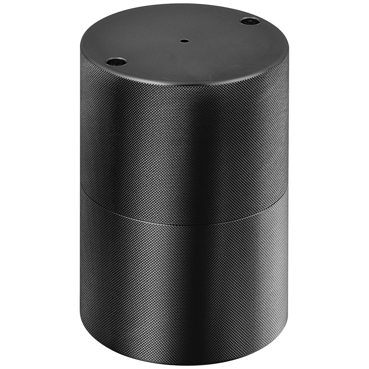 Ice Ball Press 60mm Aluminum Ice Sphere Maker Kit with Tong Drip Tray Black