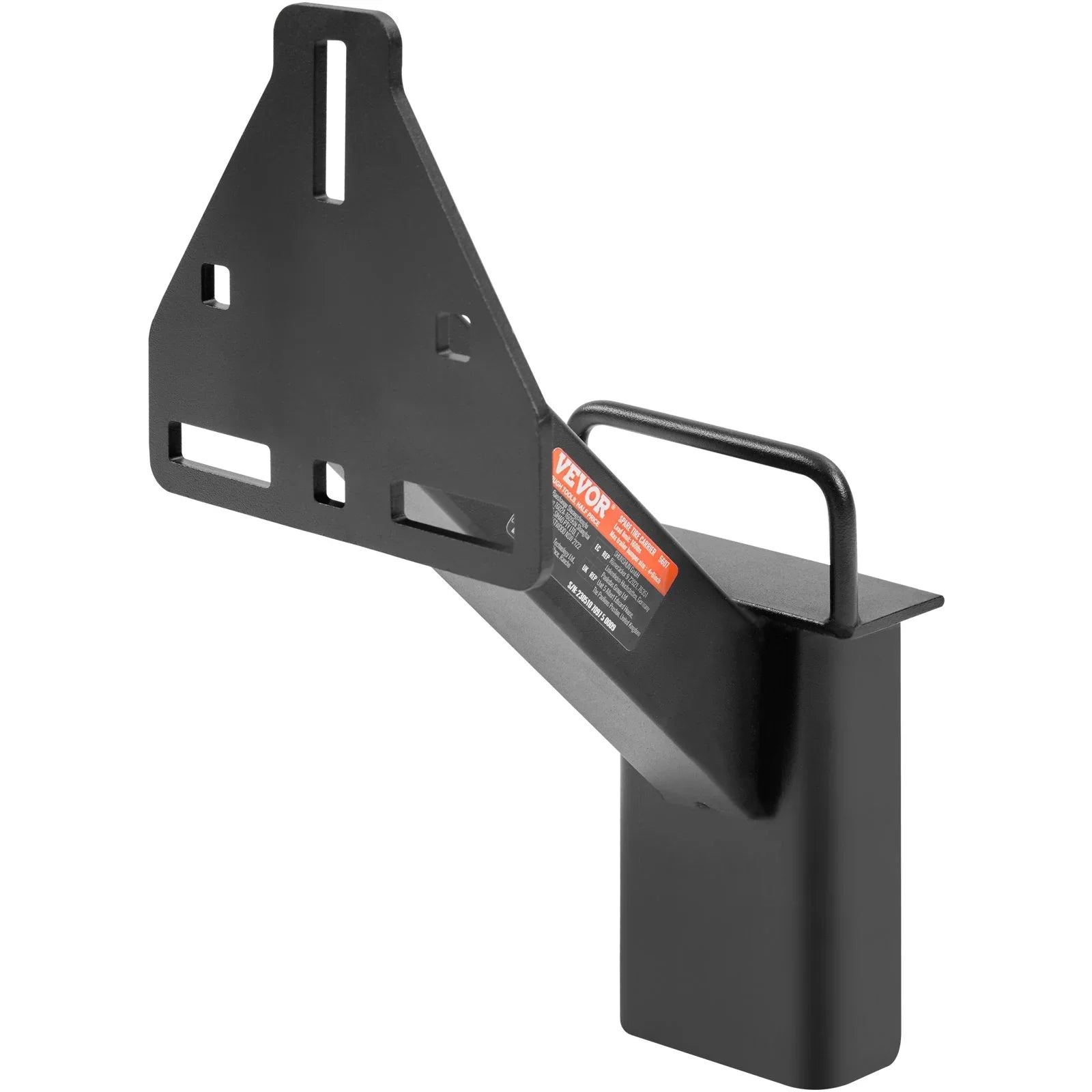 Spare Tire Carrier, Trailer Spare Tire Mount, 160 lbs Capacity, Utility Trailer Accessories Fits Most 4 & 5 & 6 & 8 Lugs Wheels on 4