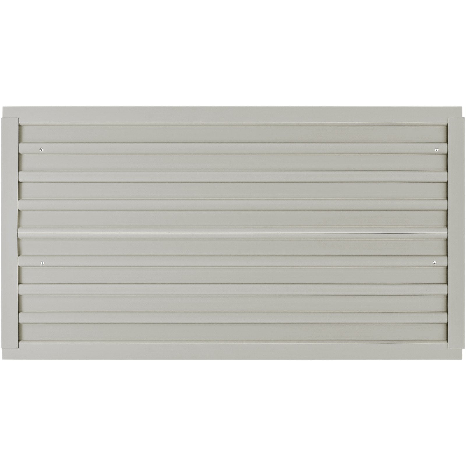 VEVOR Slatwall Panels, 121.9 x 30.48 cm Gray Garage Wall Panels (Set of 2 Panels), Heavy Duty Garage Wall Organizer Panels Display Perfect for Retail Store, Garage Wall, and Craft Storage Organization