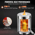 6KG Propane Melting Furnace Kit Melting Furnace Stainless Steel 2700℉
