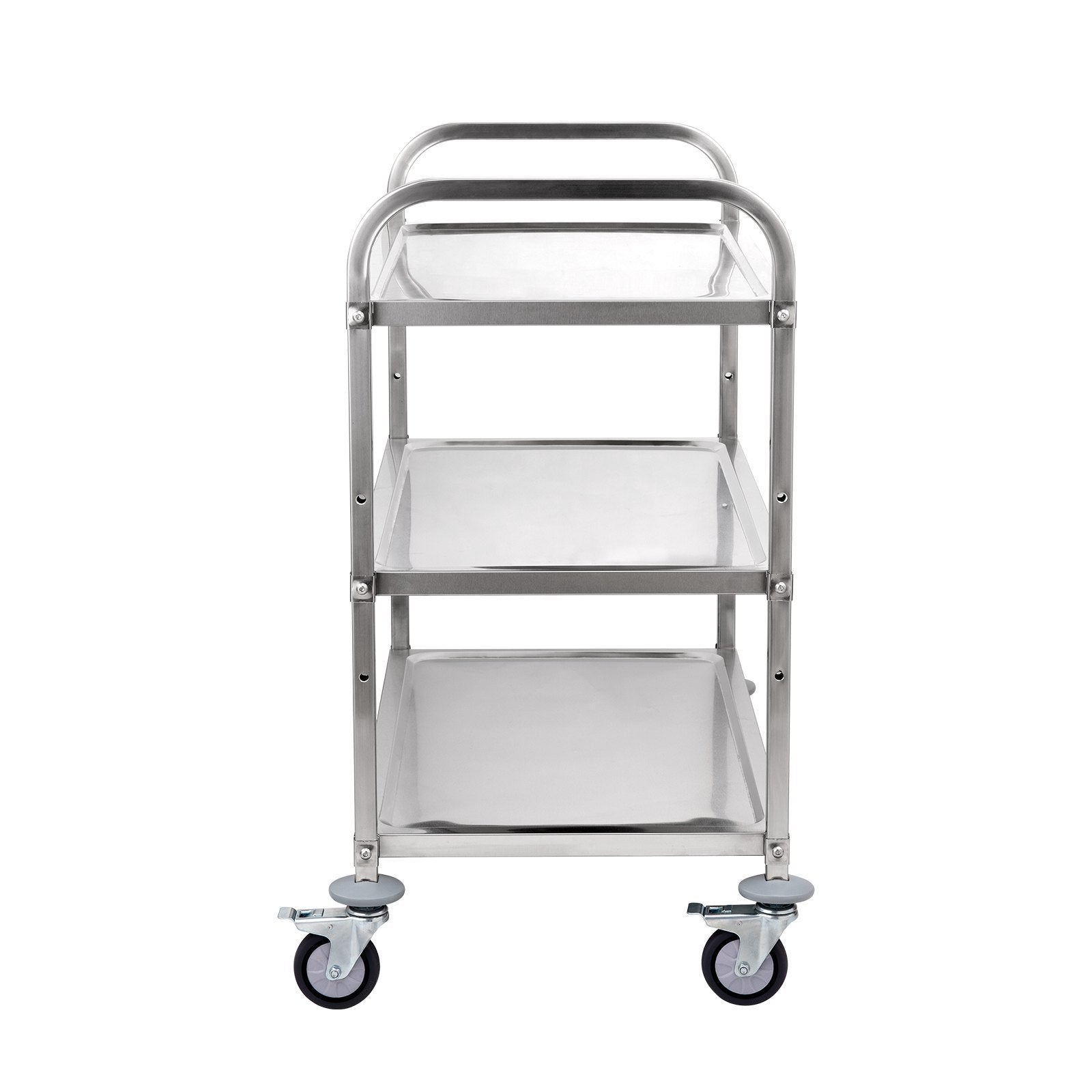 3-Tier Utility Cart Rolling Cart on Wheels 37.5