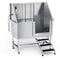127 cm Dog Grooming Bath Tub Stainless Steel w Stairs Water Filter
