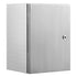 Steel Electrical Box, 40x30x15 cm, 304 Stainless Steel Electrical Enclosure Box, Wall-Mounted Outdoor Electrical Electronic Equipment Enclosure with Mounting Plate Hinges Lock, IP66 Waterproof