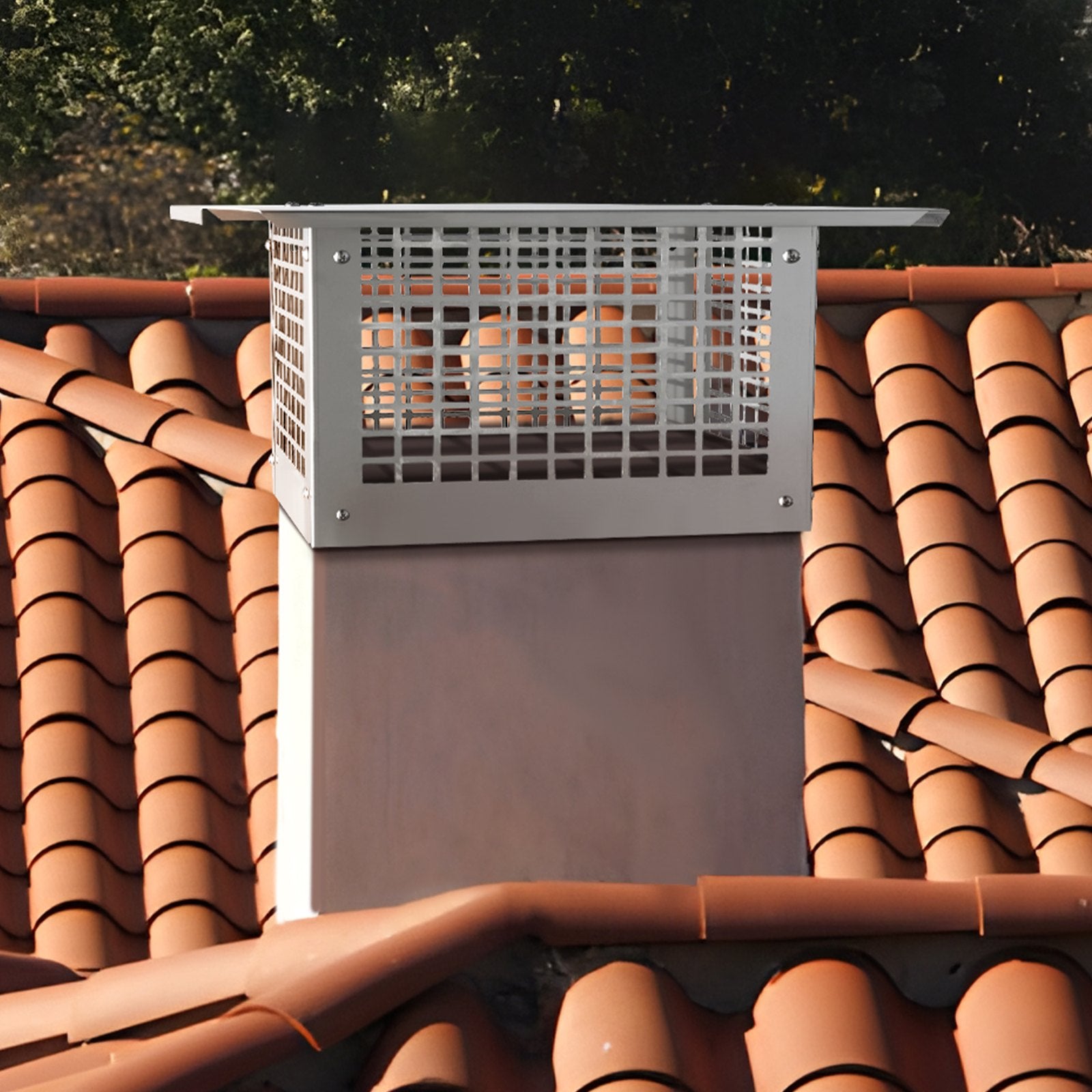 Chimney Cap 13” x 9” 304Stainless Steel Fireplace Flue Caps Cover Mesh