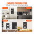 33x63cm Stainless Steel Shower Niche Recessed Double Shelf Waterproof