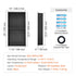 33x63cm Stainless Steel Shower Niche Recessed Double Shelf Waterproof