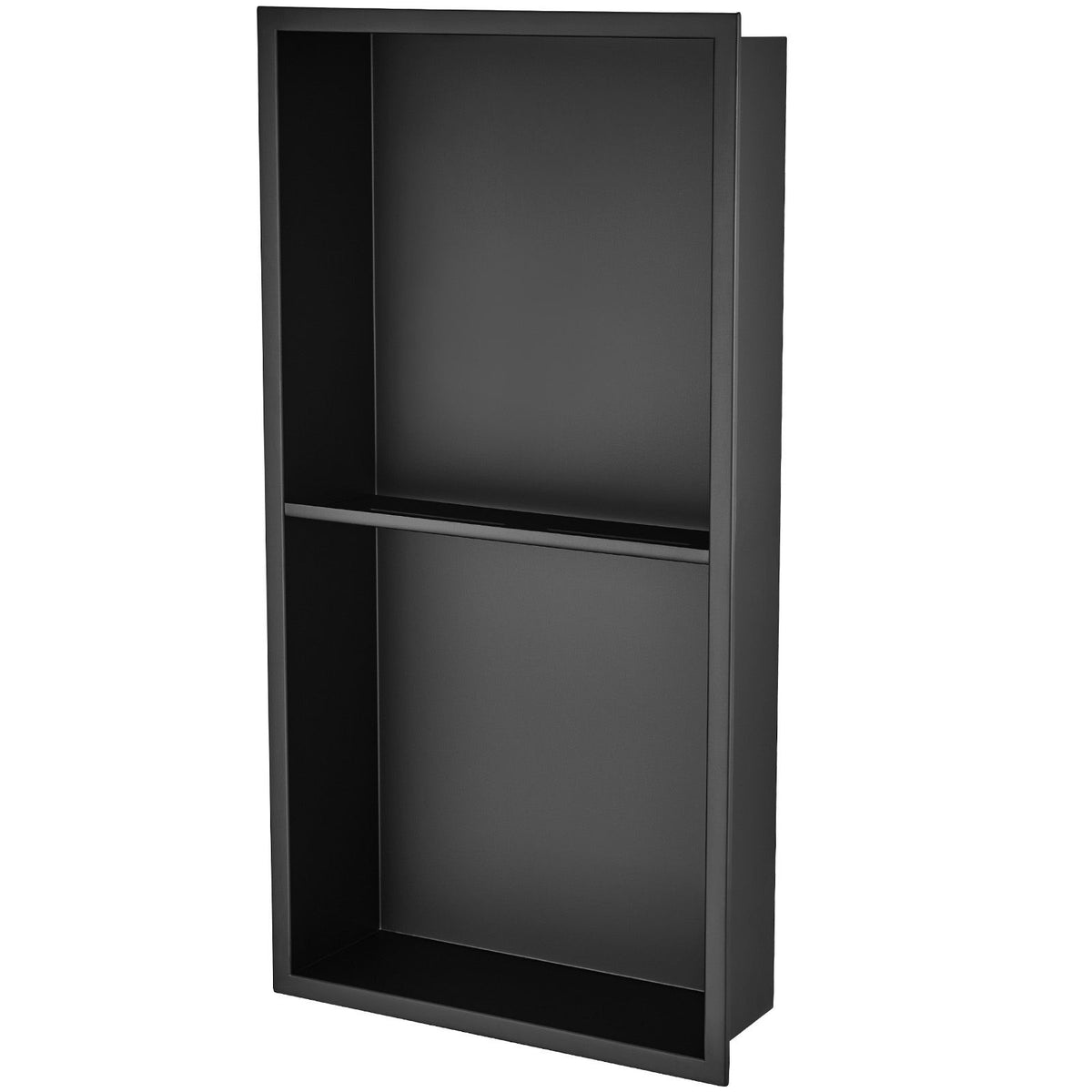 33x63cm Stainless Steel Shower Niche Recessed Double Shelf Waterproof