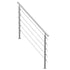 59in Handrails for Outdoor Steps 5 Crossbars Staircase for Porch Deck