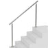 Handrails for Outdoor Steps, 59 in/ 150cm Length Stair Hand Rail Kit, Transitional Stainless Steel Railings with Installation Kit, Double-column Staircase Handrails for Seniors,Porch & Deck