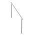 180cm Stainless Steel Outdoor Stair Handrail, Double-Column, Adjustable Angle