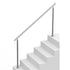 Handrails for Outdoor Steps, 70.9 in/ 180cm Length Stair Hand Rail Kit, Transitional Stainless Steel Railings with Installation Kit, Double-column Staircase Handrails for Seniors,Porch & Deck