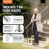 Handrails for Outdoor Steps, 70.9in Length 2 Crossbars Stair Hand Rail Kit, Transitional Stainless Steel Railings w/ Installation Kit, Double-column Staircase Handrails for Seniors,Porch & Deck