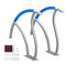 Pool Handrail 2 PCS 30x30in Stainless Steel with Base Plate for Spas