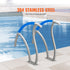 Pool Handrail 2 PCS 30x30in Stainless Steel with Base Plate for Spas