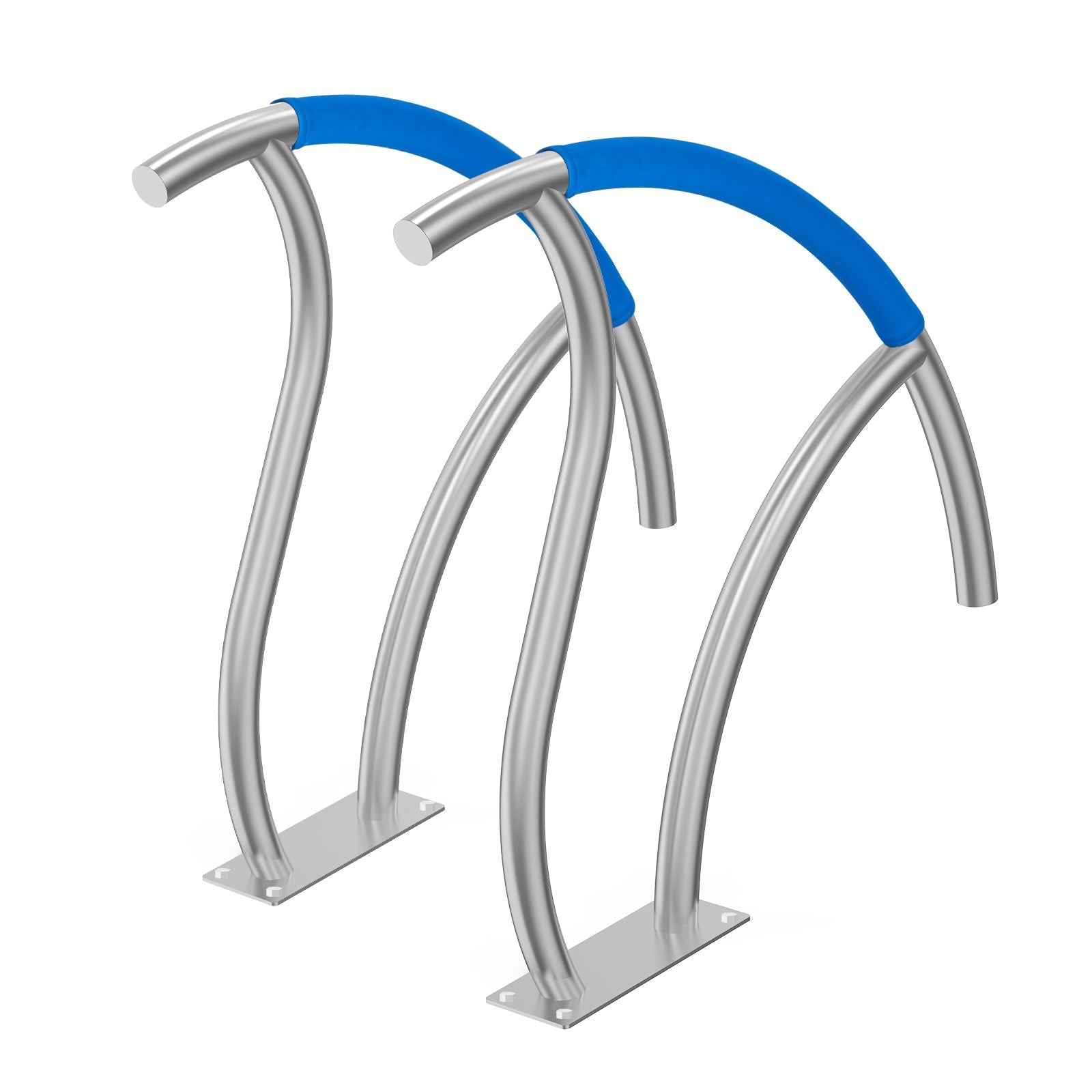 Pool Handrail 2 PCS 30x30in Stainless Steel with Base Plate for Spas