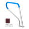 Pool Handrail 39 x 32 Inch Stainless Steel with Base Plate for Spas and Pools