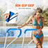 Pool Handrail 39 x 32 Inch Stainless Steel with Base Plate for Spas and Pools
