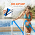 Pool Handrail 55 x 32 inch Stainless Steel with Base Plate for Spas
