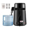 Water Distiller, 4L 1.05 Gallon Pure Water Purifier Filter For Home Countertop, 750W Distilled Water Maker, Stainless Steel Interior Distiller Water Making Machine to Make Clean Water, Black