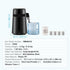 Water Distiller, 4L 1.05 Gallon Pure Water Purifier Filter For Home Countertop, 750W Distilled Water Maker, Stainless Steel Interior Distiller Water Making Machine to Make Clean Water, Black