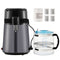 Water Distiller, 4L 1.05 Gallon Pure Water Purifier Filter For Home Countertop, 750W Distilled Water Maker, Stainless Steel Interior Distiller Water Making Machine to Make Clean Water, Gray