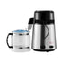 Water Distiller, 4L 1.05 Gallon Pure Water Purifier Filter For Home Countertop, 750W Distilled Water Maker, Stainless Steel Interior Distiller Water Making Machine to Make Clean Water, Silvery
