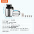 Water Distiller, 4L 1.05 Gallon Pure Water Purifier Filter For Home Countertop, 750W Distilled Water Maker, Stainless Steel Interior Distiller Water Making Machine to Make Clean Water, Silvery