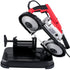 VEVOR Portable Band Saw,with Removable Alloy Steel Base Cordless Band Saw,127mm Cutting Capacity Hand held Band Saw,Variable Speed Portable Bandsaw, 10Amp Motor Deep Cut Band saw for Metal Wood