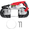 Variable-Speed 127mm Deep Cut Portable Band Saw 220V 10Amp Motor Handheld