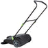 Walk-behind Hand Push Floor Sweeper 25.6" Width 5 Gallon Waste Container
