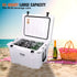 VEVOR Insulated Portable Cooler, 65 qt, Holds 65 Cans, Ice Retention Hard Cooler with Heavy Duty Handle, Ice Chest Lunch Box for Camping, Beach, Picnic, Travel, Outdoor, Keeps Ice for up to 6 Days