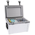 Insulated Portable Cooler, 49 L, Holds 50 Cans, Ice Retention Hard Cooler with Heavy Duty Handle, Ice Chest Lunch Box for Camping, Beach, Picnic, Travel, Outdoor, Keeps Ice for up to 6 Days
