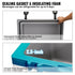 Insulated Portable Cooler, 49 L, Holds 50 Cans, Ice Retention Hard Cooler with Heavy Duty Handle, Ice Chest Lunch Box for Camping, Beach, Picnic, Travel, Outdoor, Keeps Ice for up to 6 Days