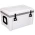 Insulated Portable Cooler, 49 L, Holds 50 Cans, Ice Retention Hard Cooler with Heavy Duty Handle, Ice Chest Lunch Box for Camping, Beach, Picnic, Travel, Outdoor, Keeps Ice for up to 6 Days
