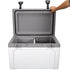 Insulated Portable Cooler, 49 L, Holds 50 Cans, Ice Retention Hard Cooler with Heavy Duty Handle, Ice Chest Lunch Box for Camping, Beach, Picnic, Travel, Outdoor, Keeps Ice for up to 6 Days