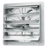 VEVOR Shutter Exhaust Fan, 610 mm High-speed 1400RPM 2892 CFM, Aluminum Wall Mount Attic Fan with AC-motor, Ventilation and Cooling for Greenhouses, Garages, Sheds, Shops