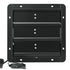 VEVOR Shutter Exhaust Fan, 305 mm /12 inch with Temperature Humidity Controller, EC-motor, 904 CFM, Variable Speed Adjustable Wall Mount Attic Fan, Ventilation and Cooling for Greenhouses, Garages, Sheds