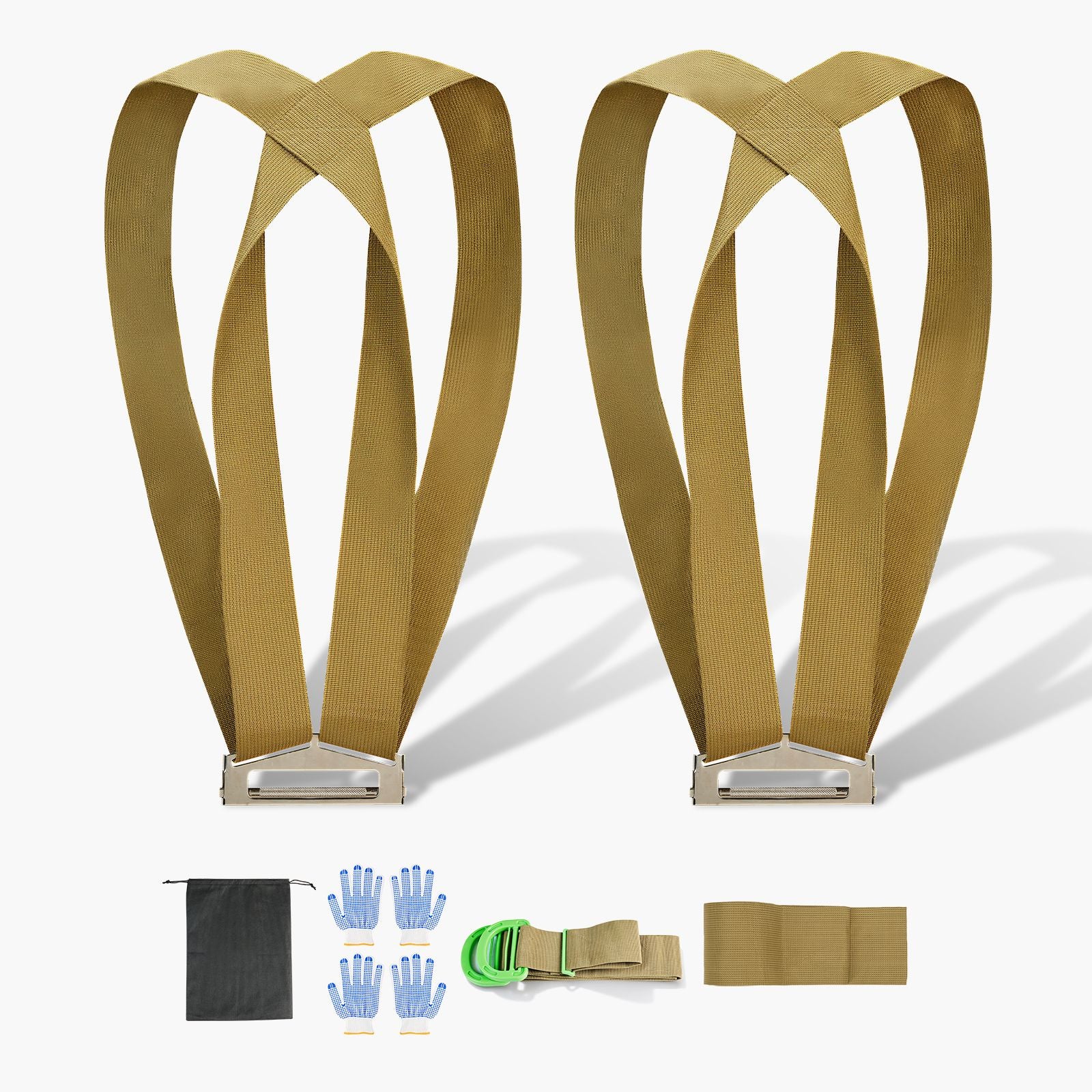 1000lbs Furniture Moving Straps 2 Person Lifting Harness with Gloves