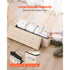 Foldable Storage Ottoman Bench Beige Linen End Bed Seat 660lbs Capacity
