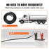 Fuel Transfer Pump, 12V DC, 10 GPM, 8 m Lift, Portable Electric Diesel Transfer Extractor Pump Kit with Automatic Shut-off Nozzle, Delivery & Suction Hose for Diesel, Kerosene, Transformer Oil