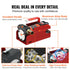 Fuel Transfer Pump, 12V DC, 10 GPM, 8 m Lift, Portable Electric Diesel Transfer Extractor Pump Kit with Automatic Shut-off Nozzle, Delivery & Suction Hose for Diesel, Kerosene, Transformer Oil