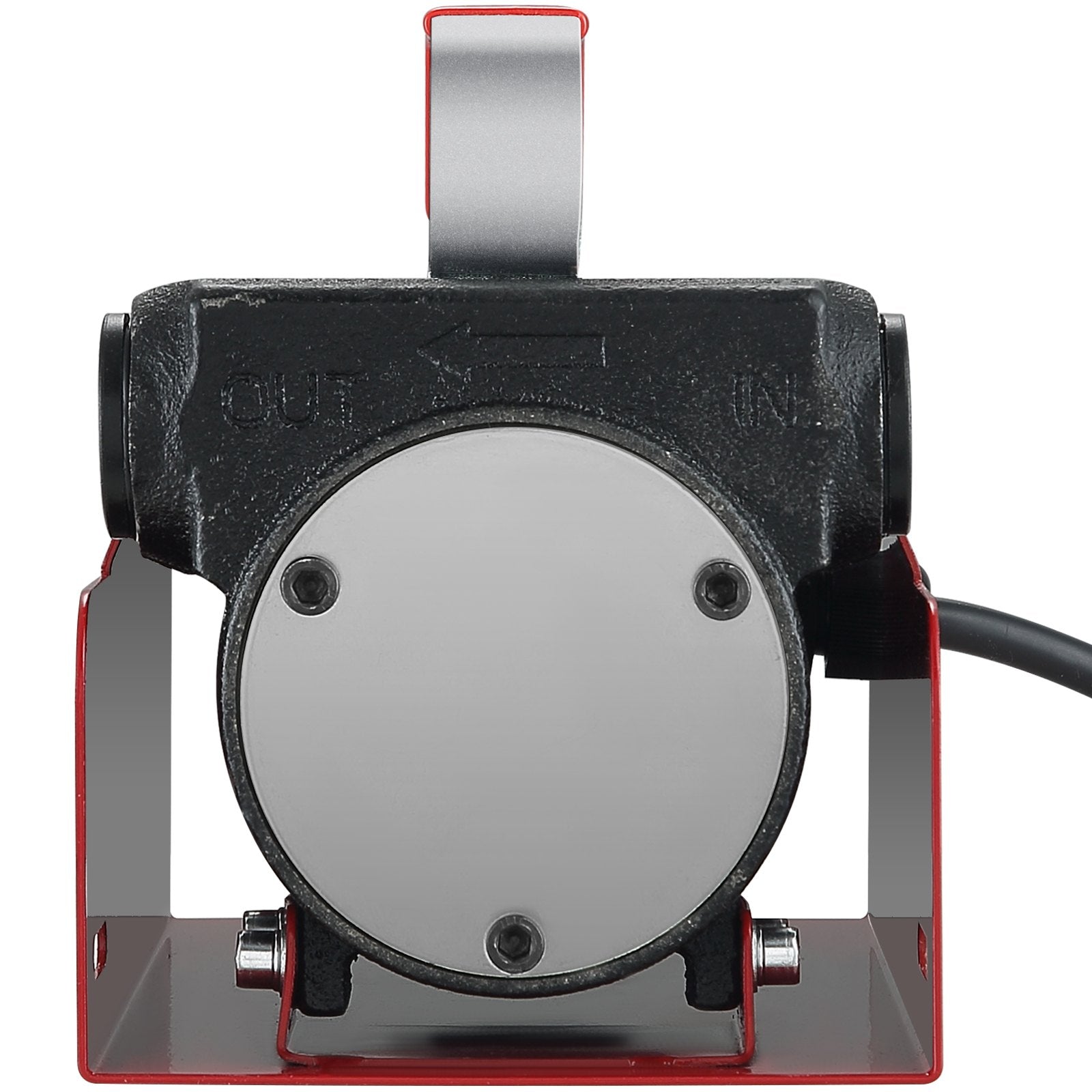 Fuel Transfer Pump, 12V DC, 10 GPM, 8 m Lift, Portable Electric Diesel Transfer Extractor Pump Kit with Automatic Shut-off Nozzle, Delivery & Suction Hose for Diesel, Kerosene, Transformer Oil