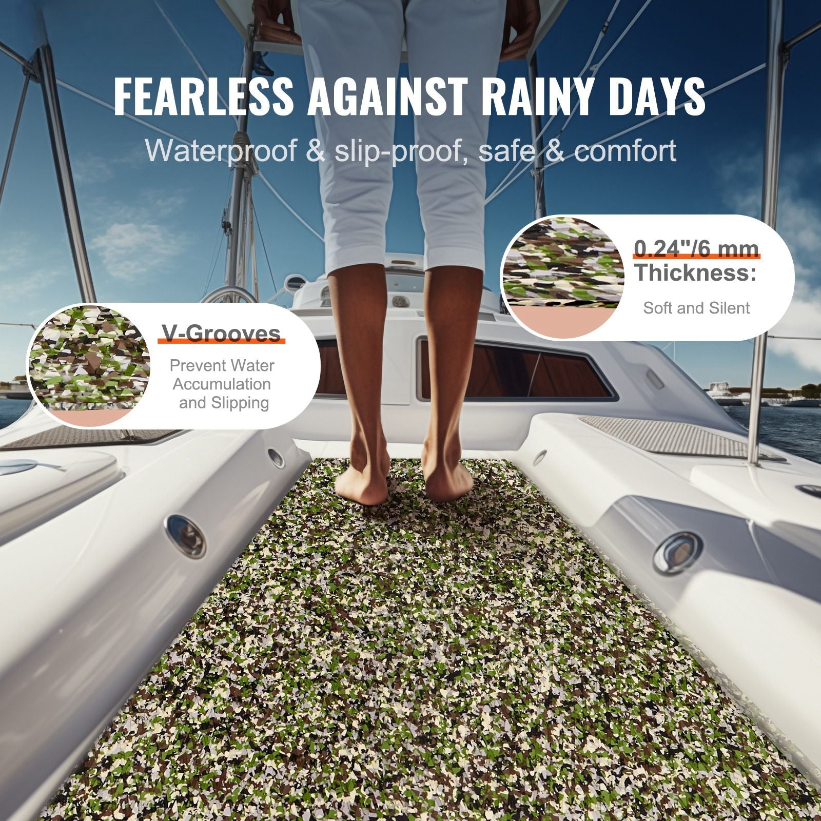 Boat Flooring, EVA Foam Boat Decking 94.5